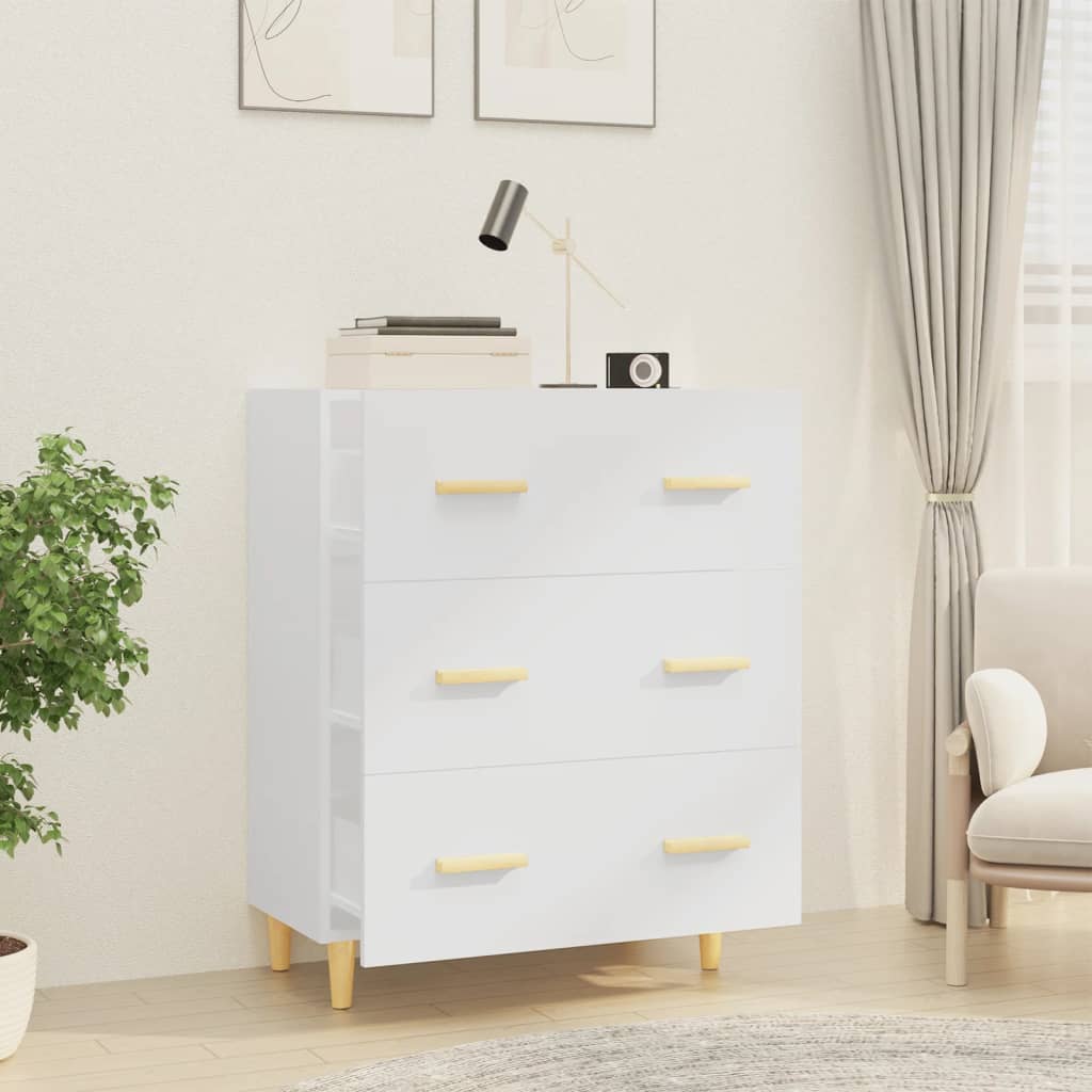 Buffet Blanc 70x34x90 cm Bois d'ingénierie - XIOS