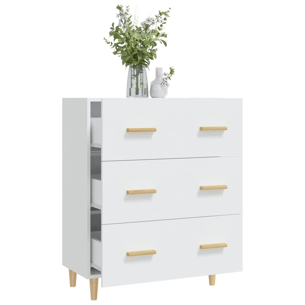 Buffet Blanc 70x34x90 cm Bois d'ingénierie - XIOS