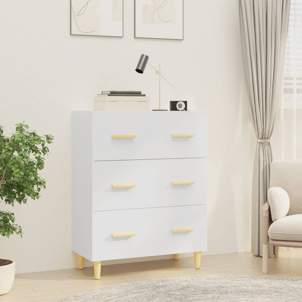 Buffet Blanc 70x34x90 cm Bois d'ingénierie - XIOS