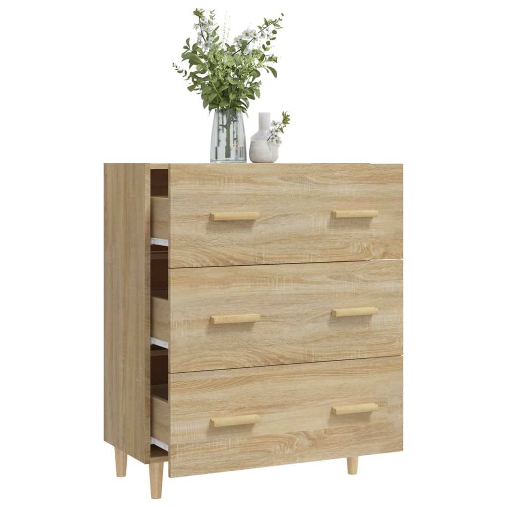 Buffet Chêne sonoma 70x34x90 cm Bois d'ingénierie - XIOS