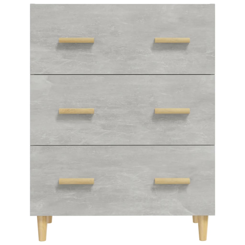 Buffet Gris béton 70x34x90 cm Bois d'ingénierie - XIOS