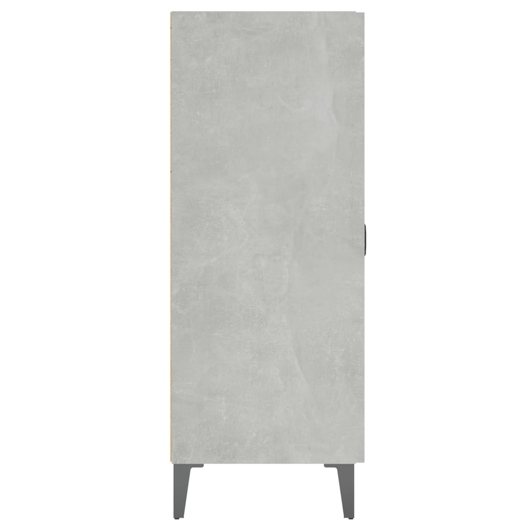 Buffet gris béton 69,5x34x90 cm bois d'ingénierie - XIOS