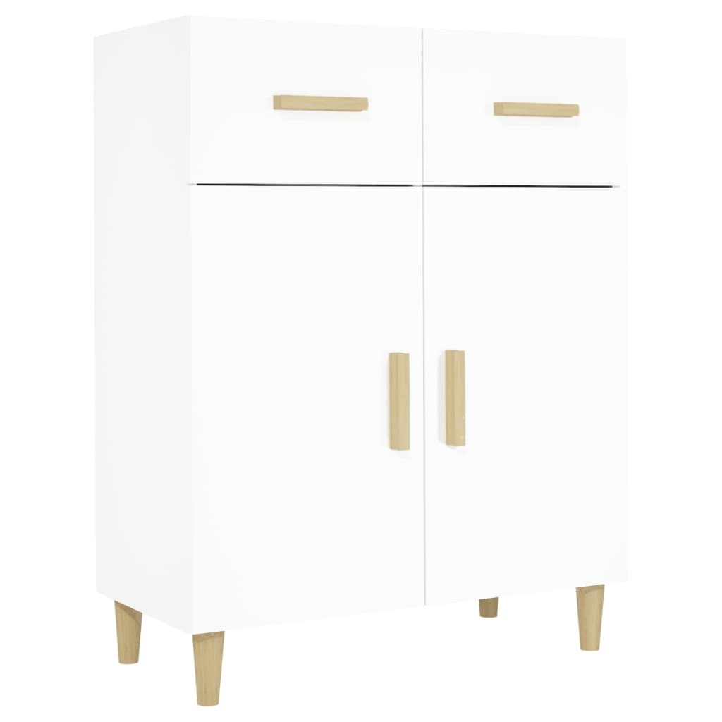 Buffet blanc 69,5x34x89 cm bois d’ingénierie - XIOS