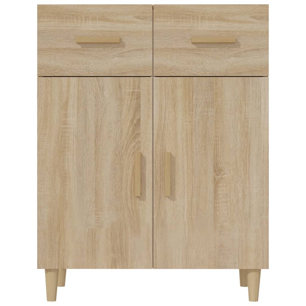 Buffet chêne sonoma 69,5x34x89 cm bois d'ingénierie - XIOS