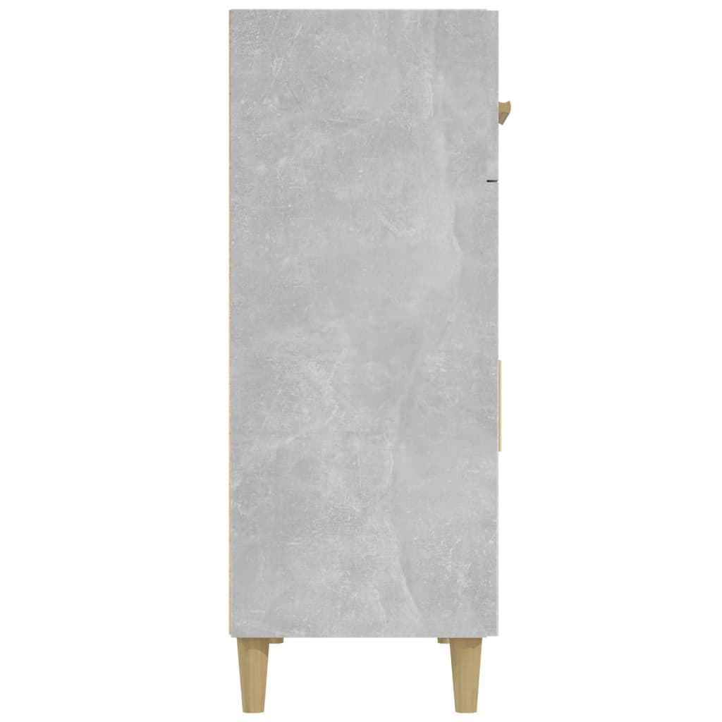Buffet gris béton 69,5x34x89 cm bois d'ingénierie - XIOS