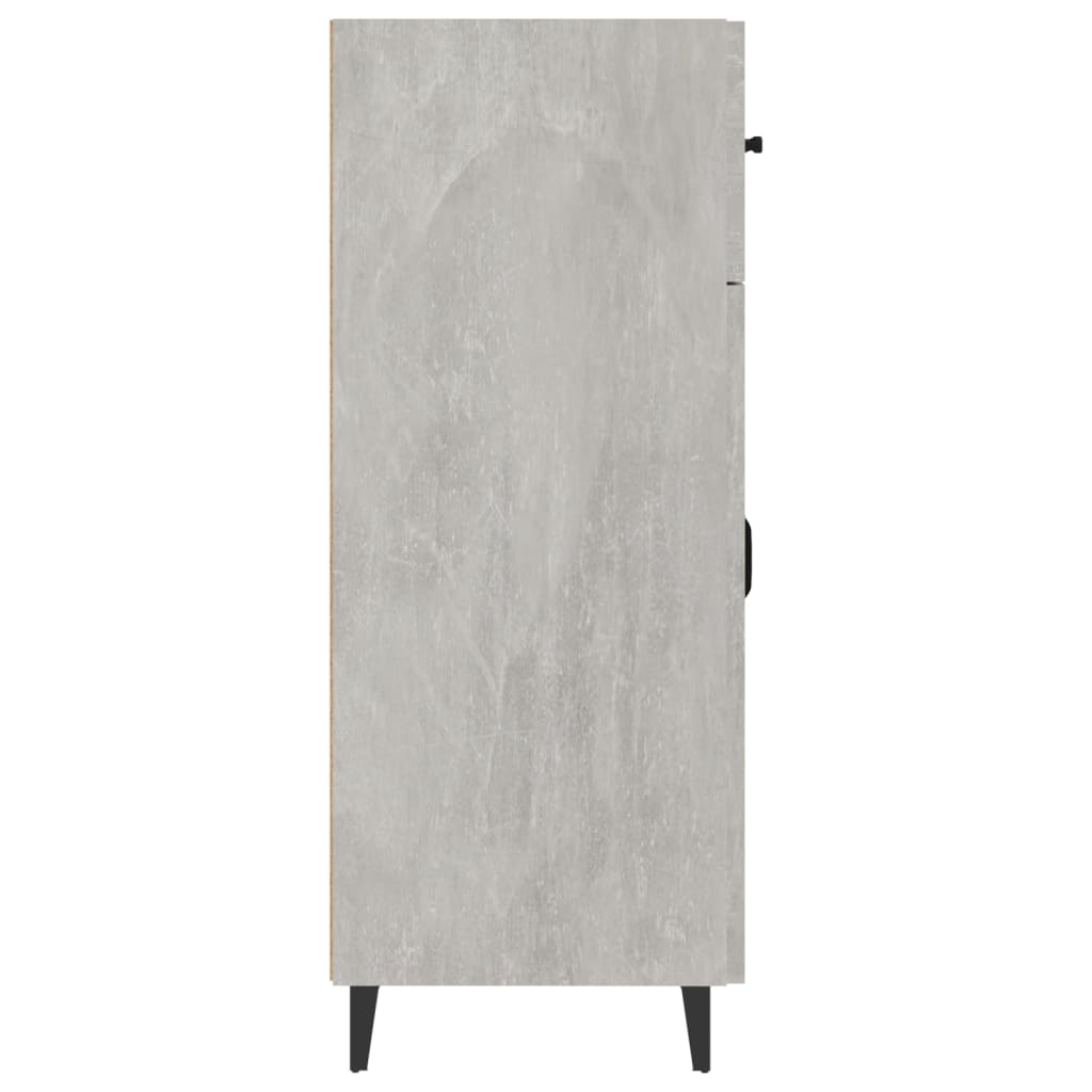 Buffet gris béton 69,5x34x90 cm bois d'ingénierie - XIOS