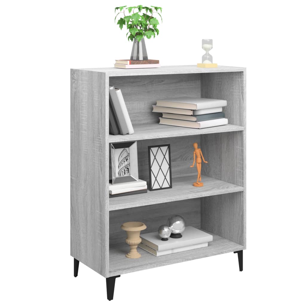 Buffet Gris béton 69,5x32,5x90 cm Bois d'ingénierie - XIOS