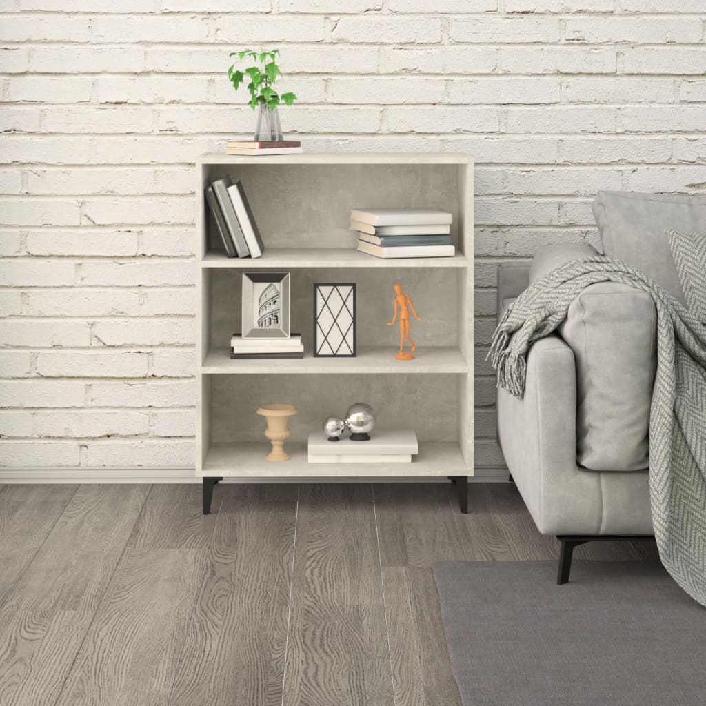 Buffet Gris béton 69,5x32,5x90 cm Bois d'ingénierie - XIOS