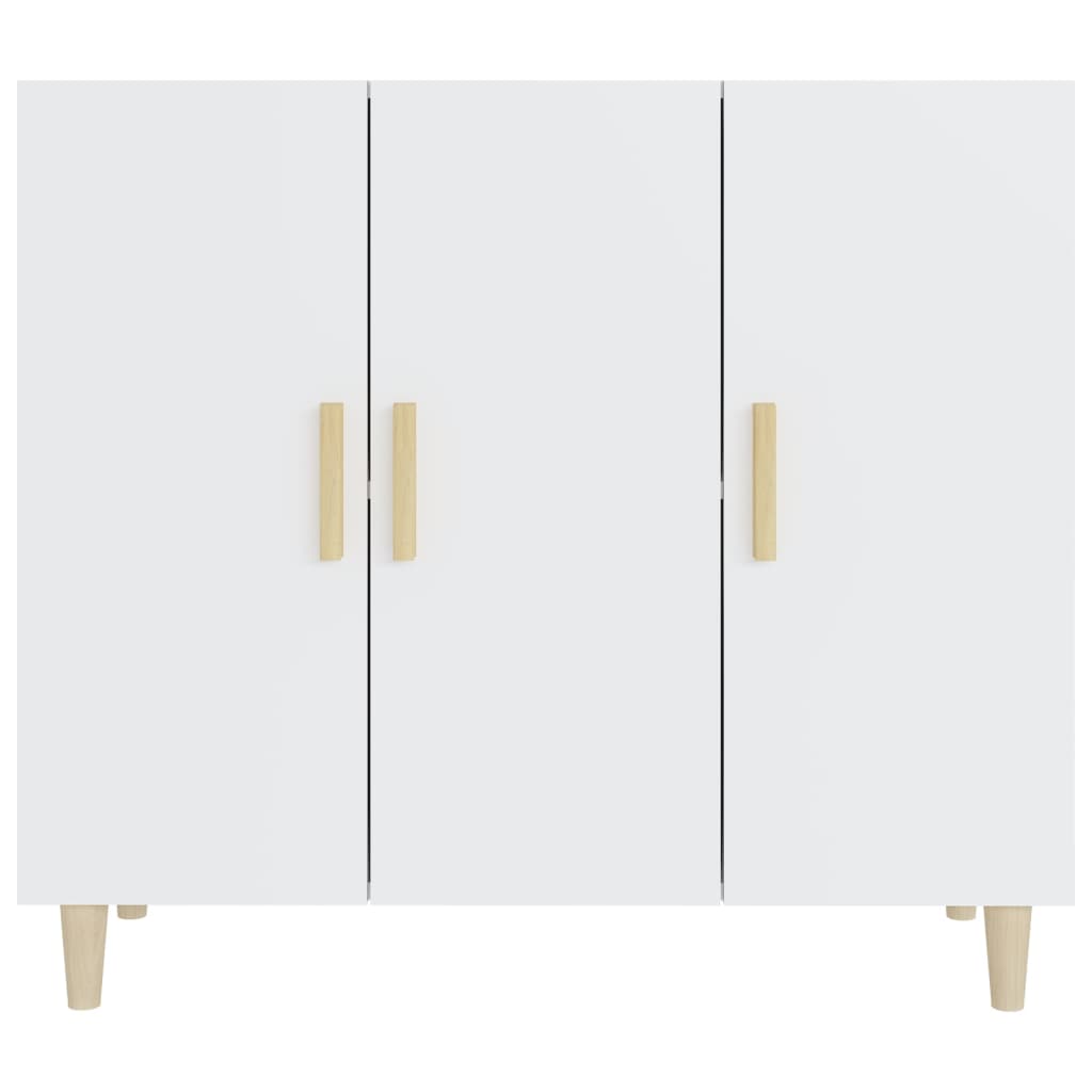 Buffet blanc 90x34x80 cm bois d'ingénierie - XIOS