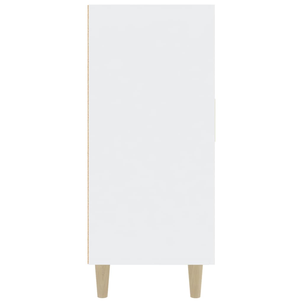 Buffet blanc 90x34x80 cm bois d'ingénierie - XIOS