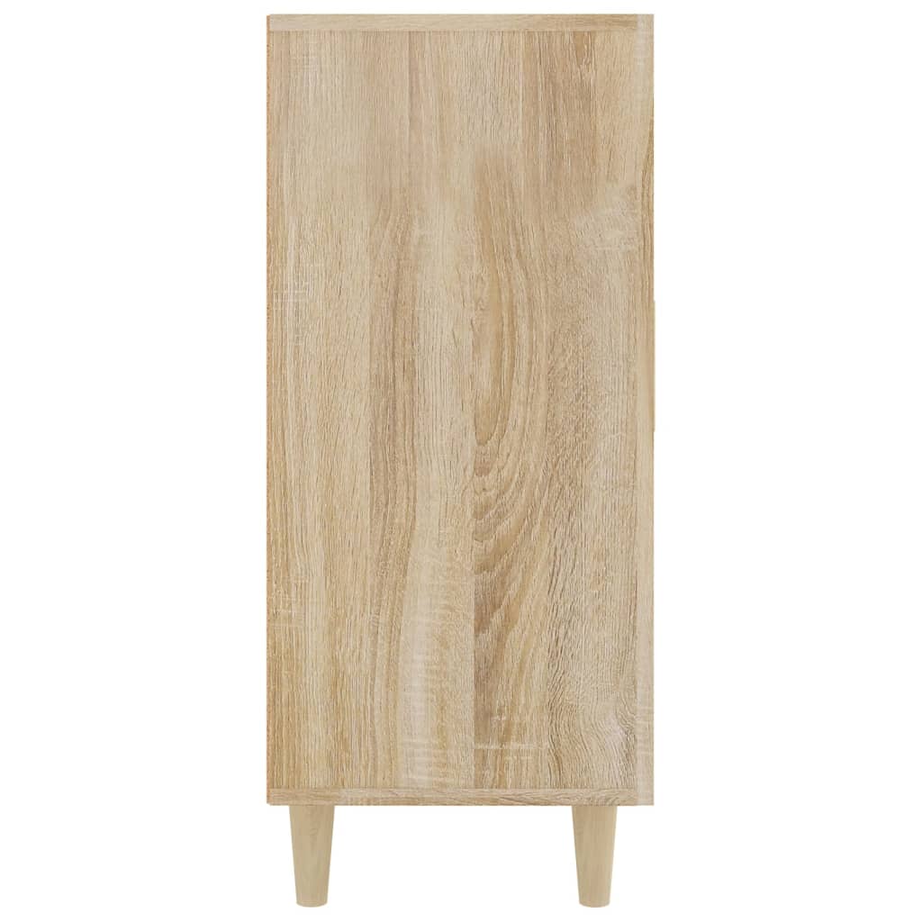 Buffet chêne sonoma 90x34x80 cm bois d'ingénierie - XIOS