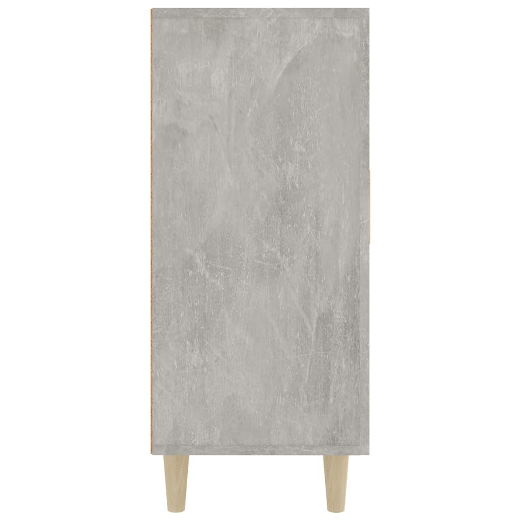 Buffet gris béton 90x34x80 cm bois d'ingénierie - XIOS