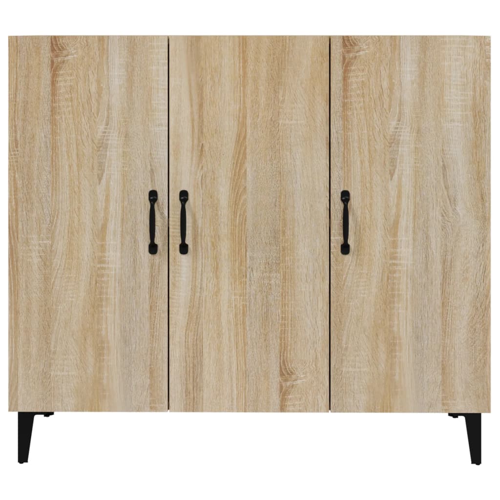 Buffet chêne sonoma 90x34x80 cm bois d'ingénierie - XIOS