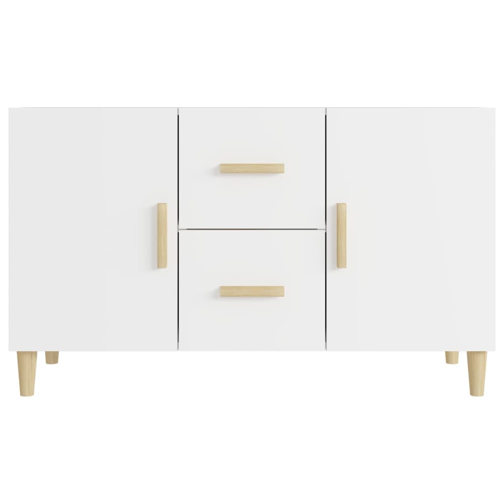 Buffet blanc 100x36x60 cm bois d'ingénierie - XIOS