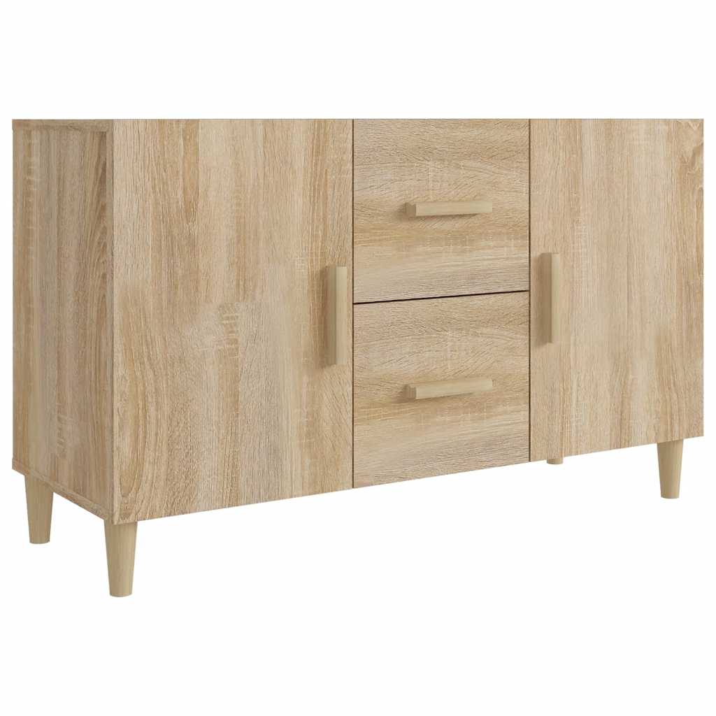 Buffet chêne sonoma 100x36x60 cm bois d'ingénierie - XIOS