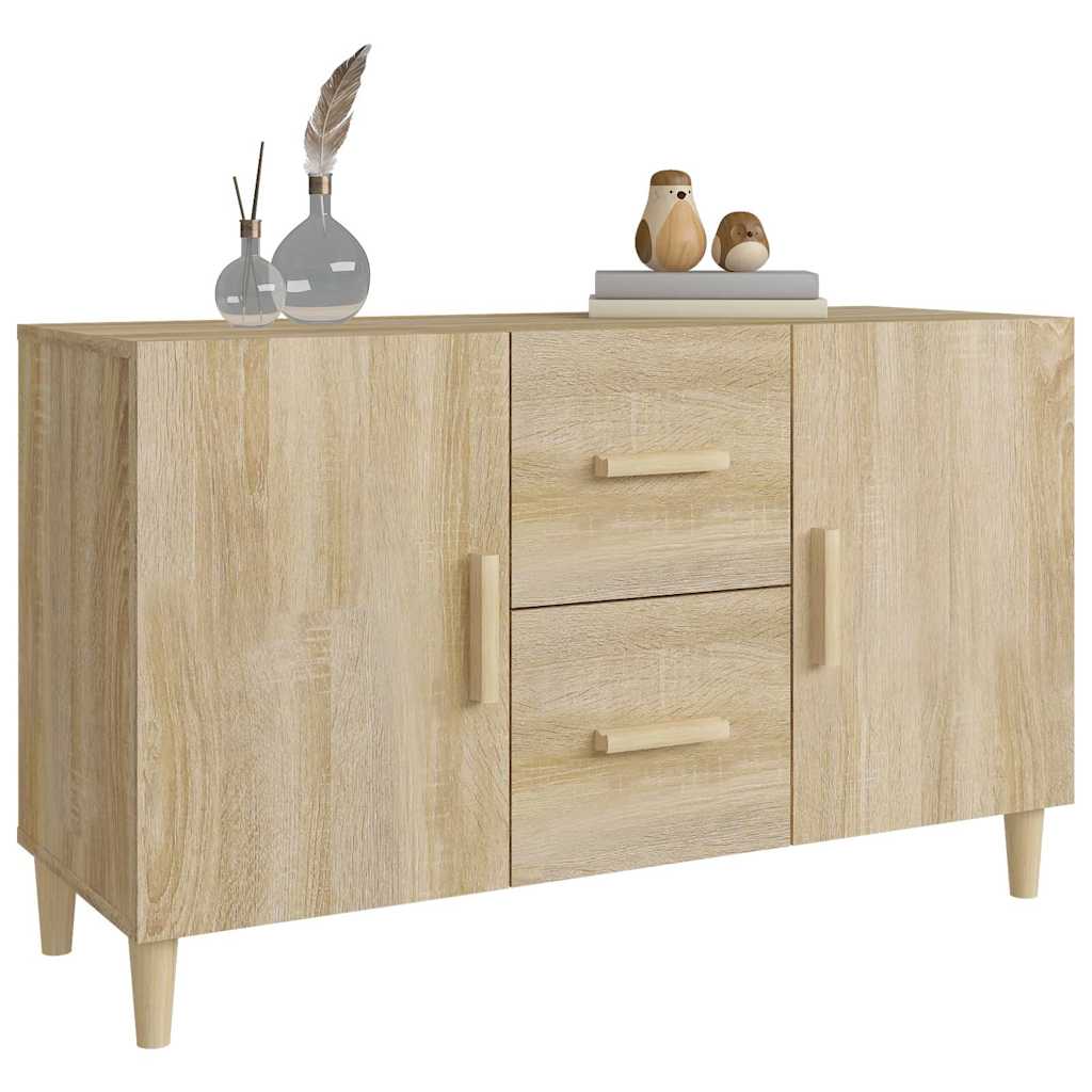 Buffet chêne sonoma 100x36x60 cm bois d'ingénierie - XIOS