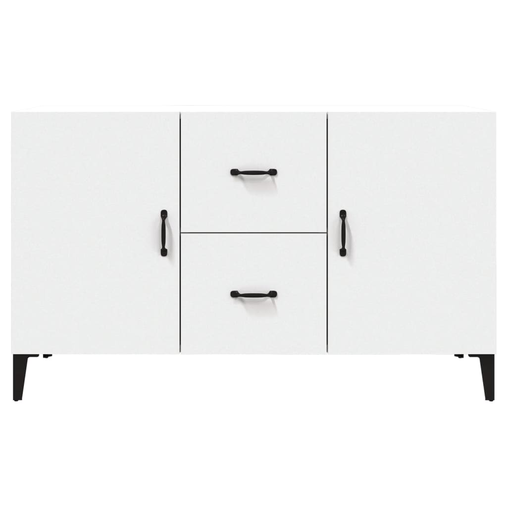 Buffet blanc 100x36x60 cm bois d'ingénierie - XIOS