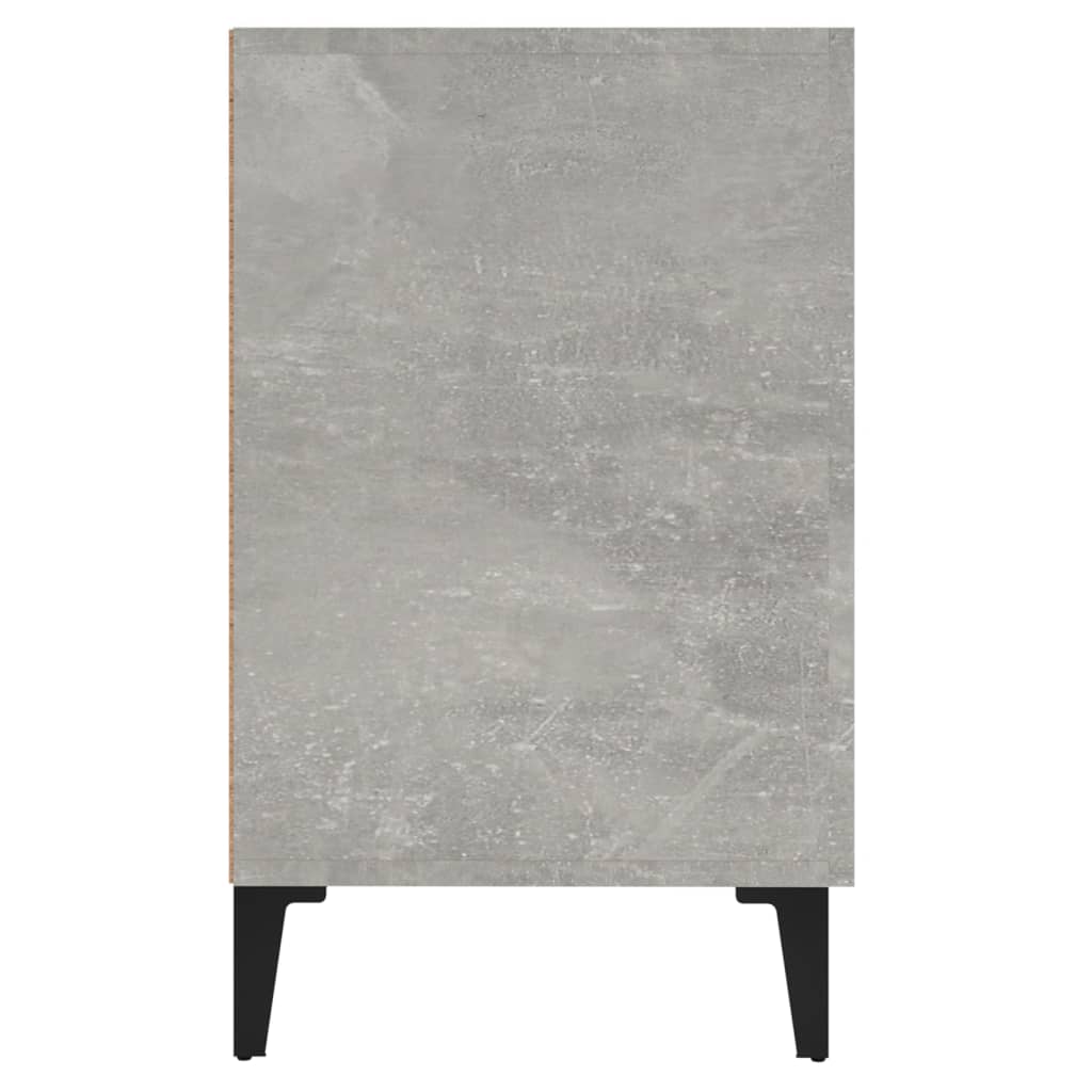 Buffet gris béton 100x36x60 cm bois d'ingénierie - XIOS