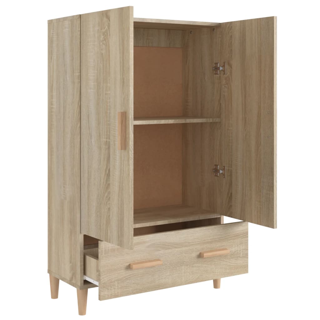 Buffet haut Chêne sonoma 70x31x115 cm Bois d'ingénierie - XIOS