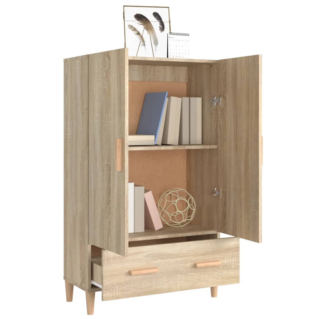 Buffet haut Chêne sonoma 70x31x115 cm Bois d'ingénierie - XIOS