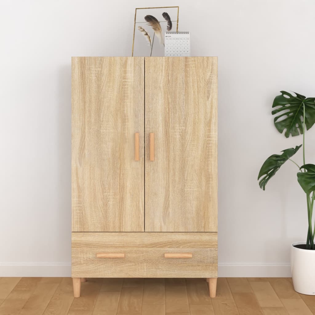 Buffet haut Chêne sonoma 70x31x115 cm Bois d'ingénierie - XIOS