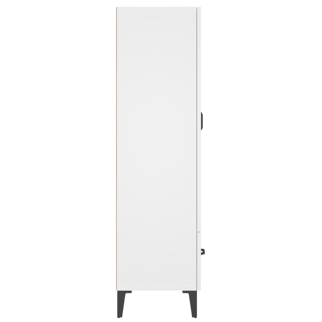 Buffet haut Blanc 70x31x115 cm Bois d'ingénierie - XIOS