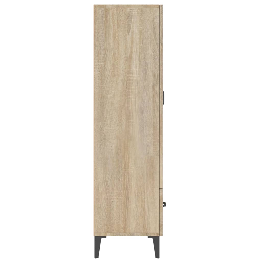Buffet haut Chêne sonoma 70x31x115 cm Bois d'ingénierie - XIOS