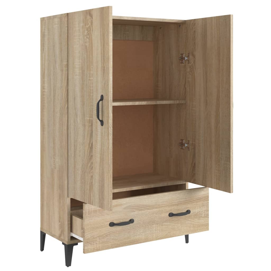 Buffet haut Chêne sonoma 70x31x115 cm Bois d'ingénierie - XIOS