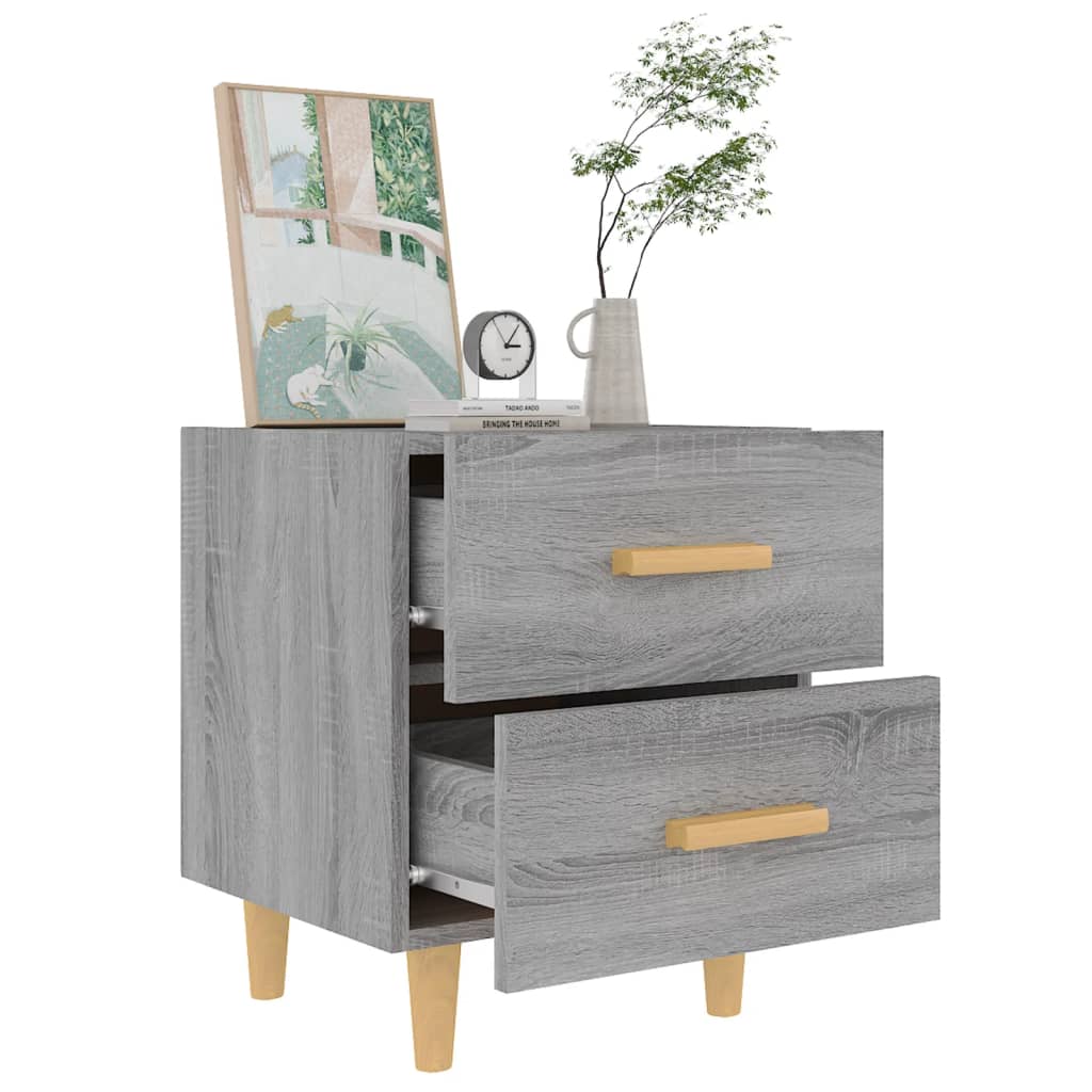 Tables de chevet 2 pcs Sonoma gris 40x35x47,5 cm - XIOS