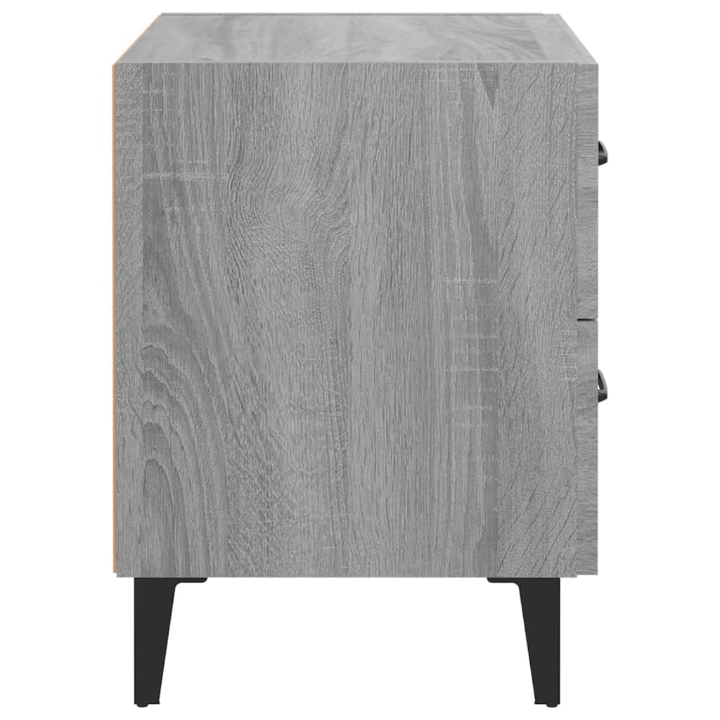 Tables de chevet 2 pcs Sonoma gris 40x35x47,5 cm - XIOS
