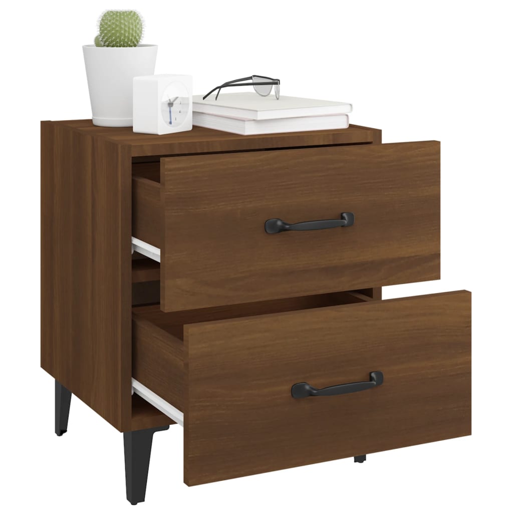 Tables de chevet 2 pcs Chêne marron 40x35x47,5 cm - XIOS