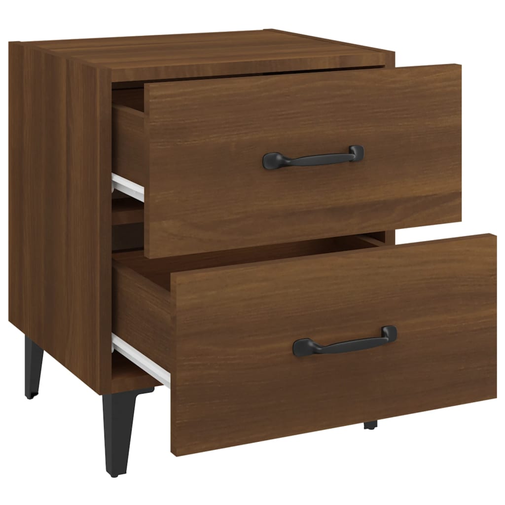 Tables de chevet 2 pcs Chêne marron 40x35x47,5 cm - XIOS