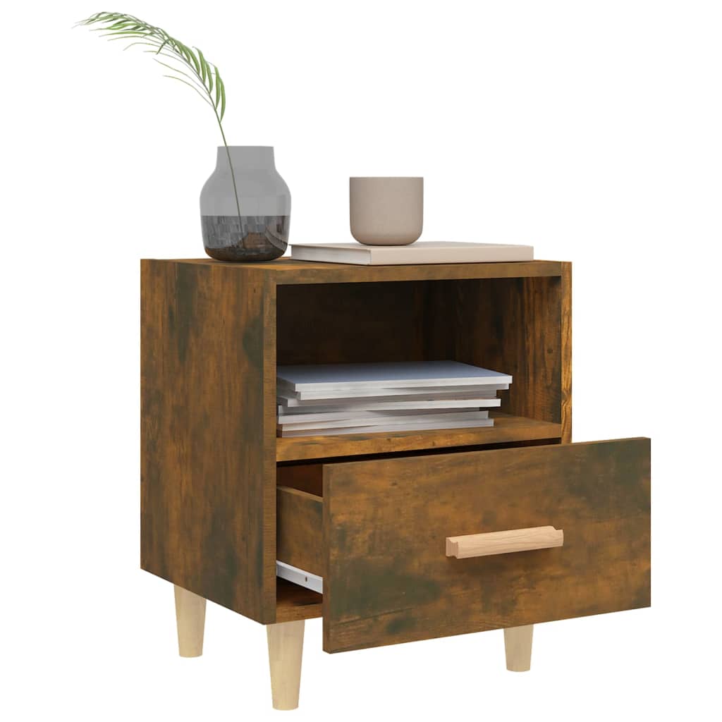 Tables de chevet 2 pcs Chêne fumé 40x35x47 cm - XIOS