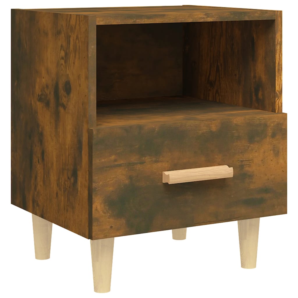 Tables de chevet 2 pcs Chêne fumé 40x35x47 cm - XIOS