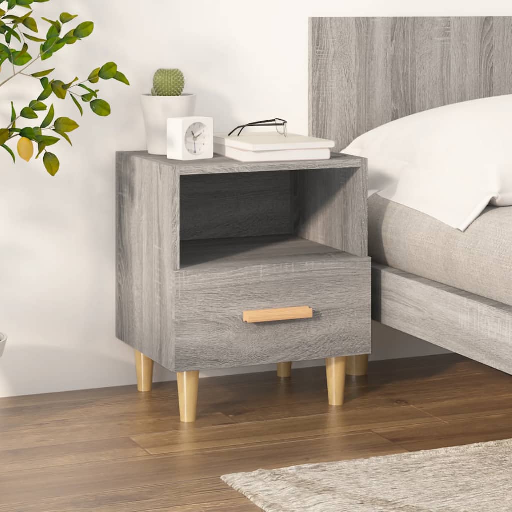 Table de chevet Sonoma gris 40x35x47 cm - XIOS