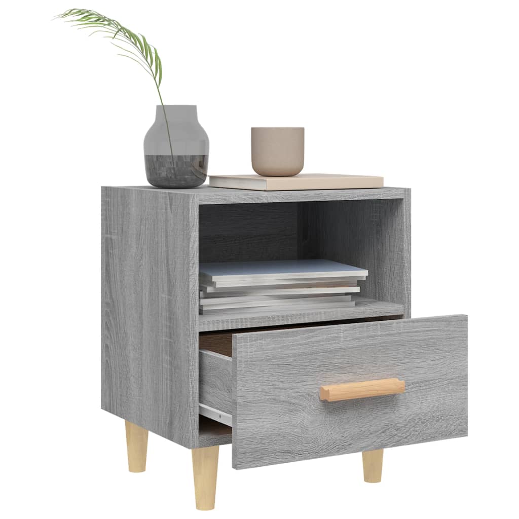 Tables de chevet 2 pcs Sonoma gris 40x35x47 cm - XIOS
