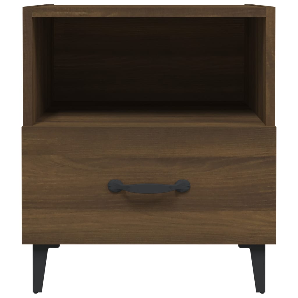 Tables de chevet 2 pcs Chêne marron Bois d'ingénierie - XIOS