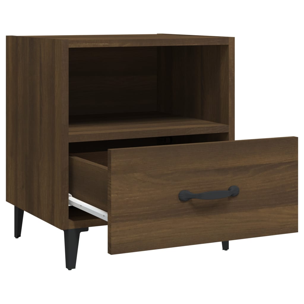 Tables de chevet 2 pcs Chêne marron Bois d'ingénierie - XIOS