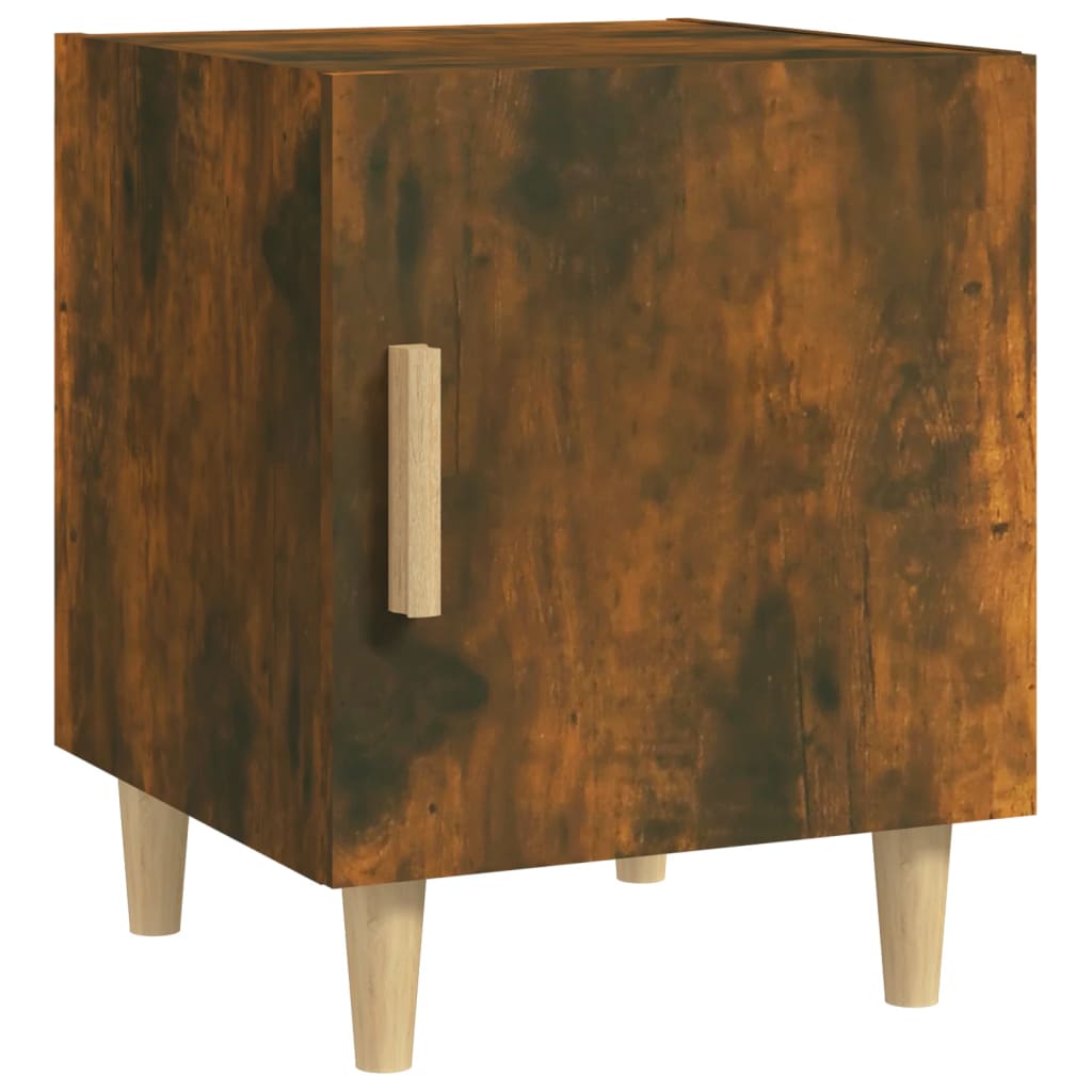 Tables de chevet 2 pcs Chêne fumé Bois d'ingénierie - XIOS