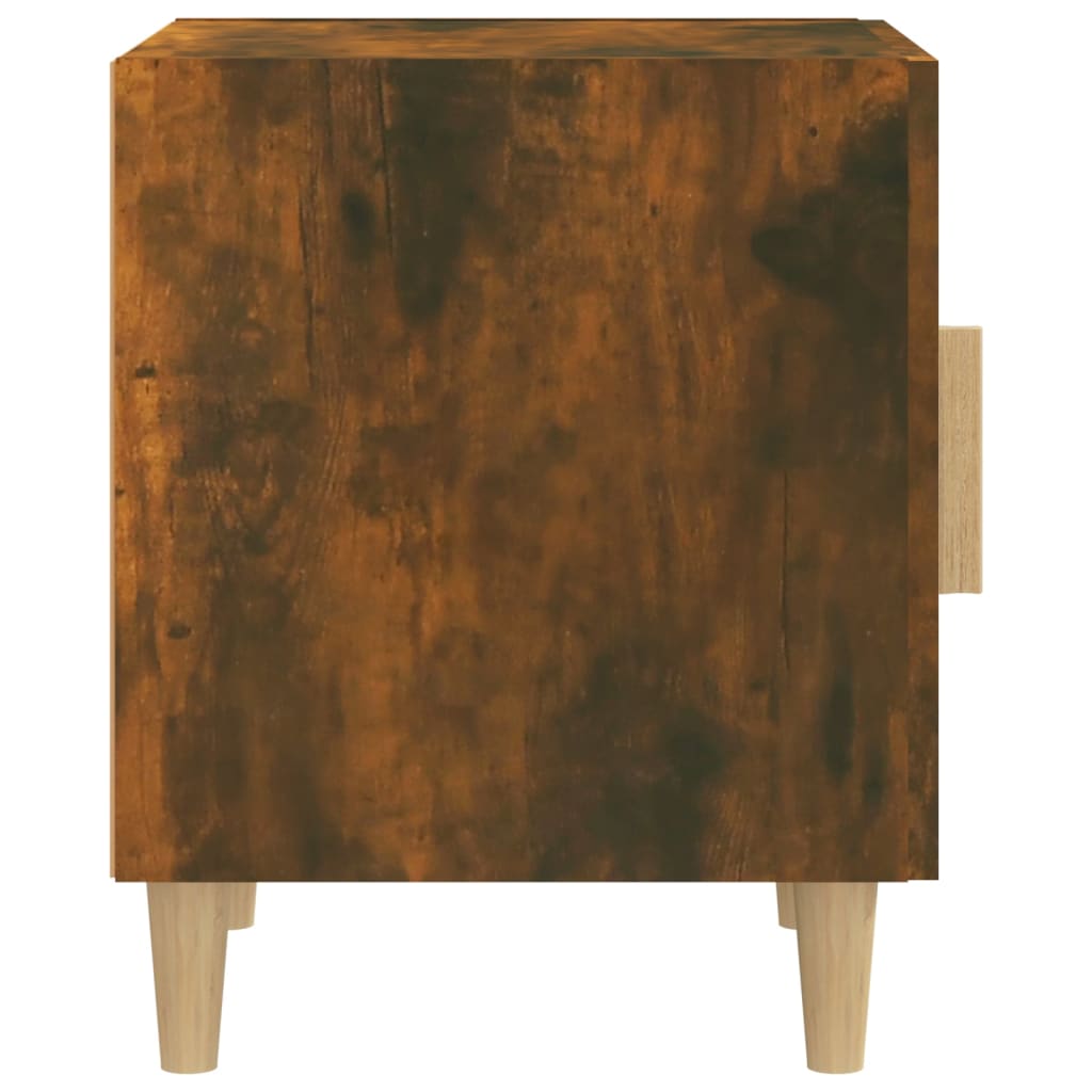 Tables de chevet 2 pcs Chêne fumé Bois d'ingénierie - XIOS