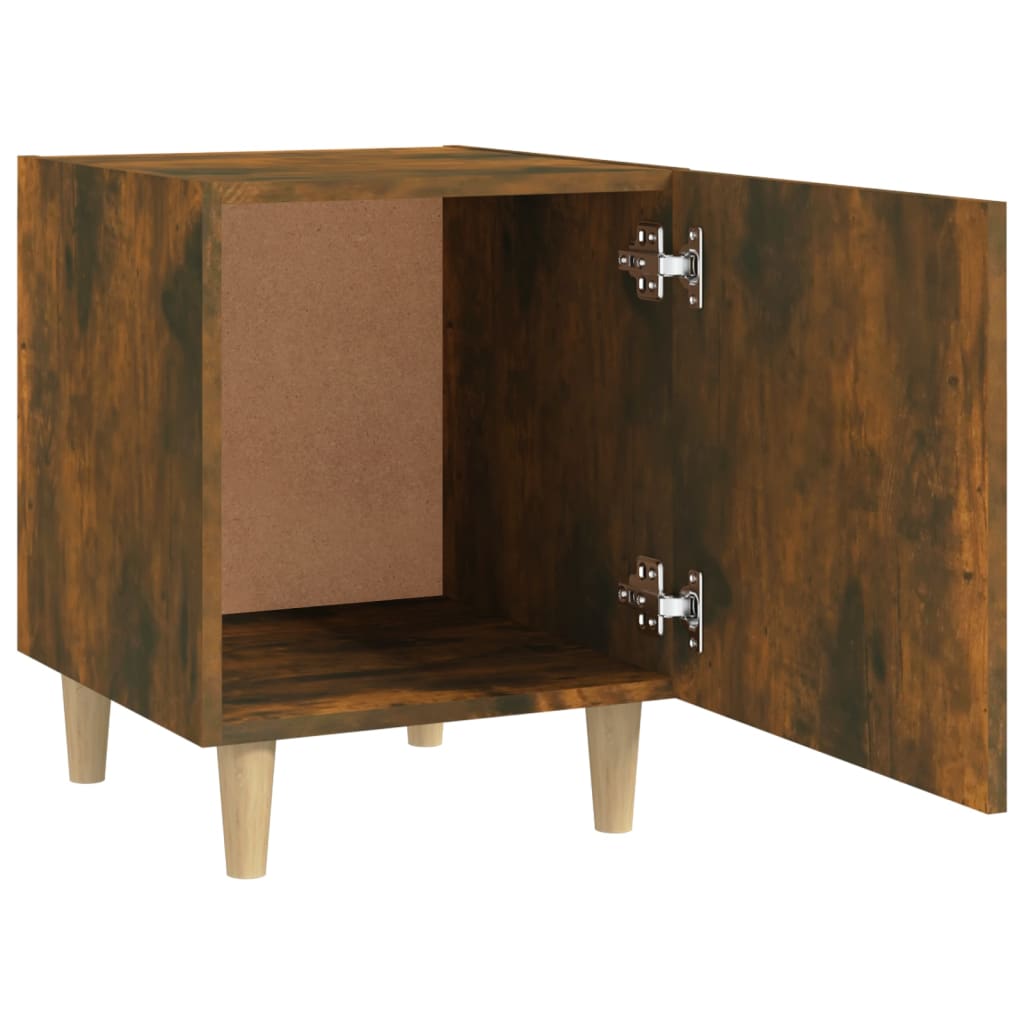 Tables de chevet 2 pcs Chêne fumé Bois d'ingénierie - XIOS