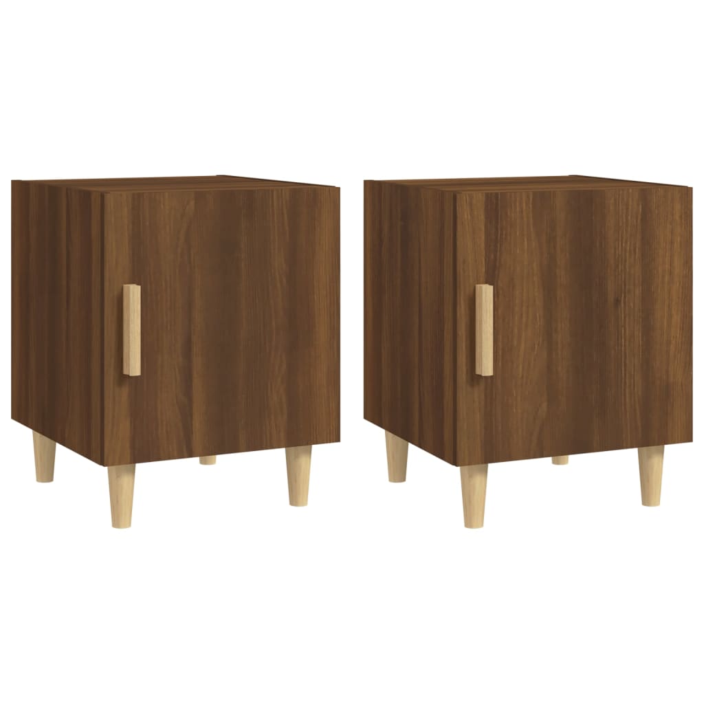 Tables de chevet 2 pcs Chêne marron Bois d'ingénierie - XIOS