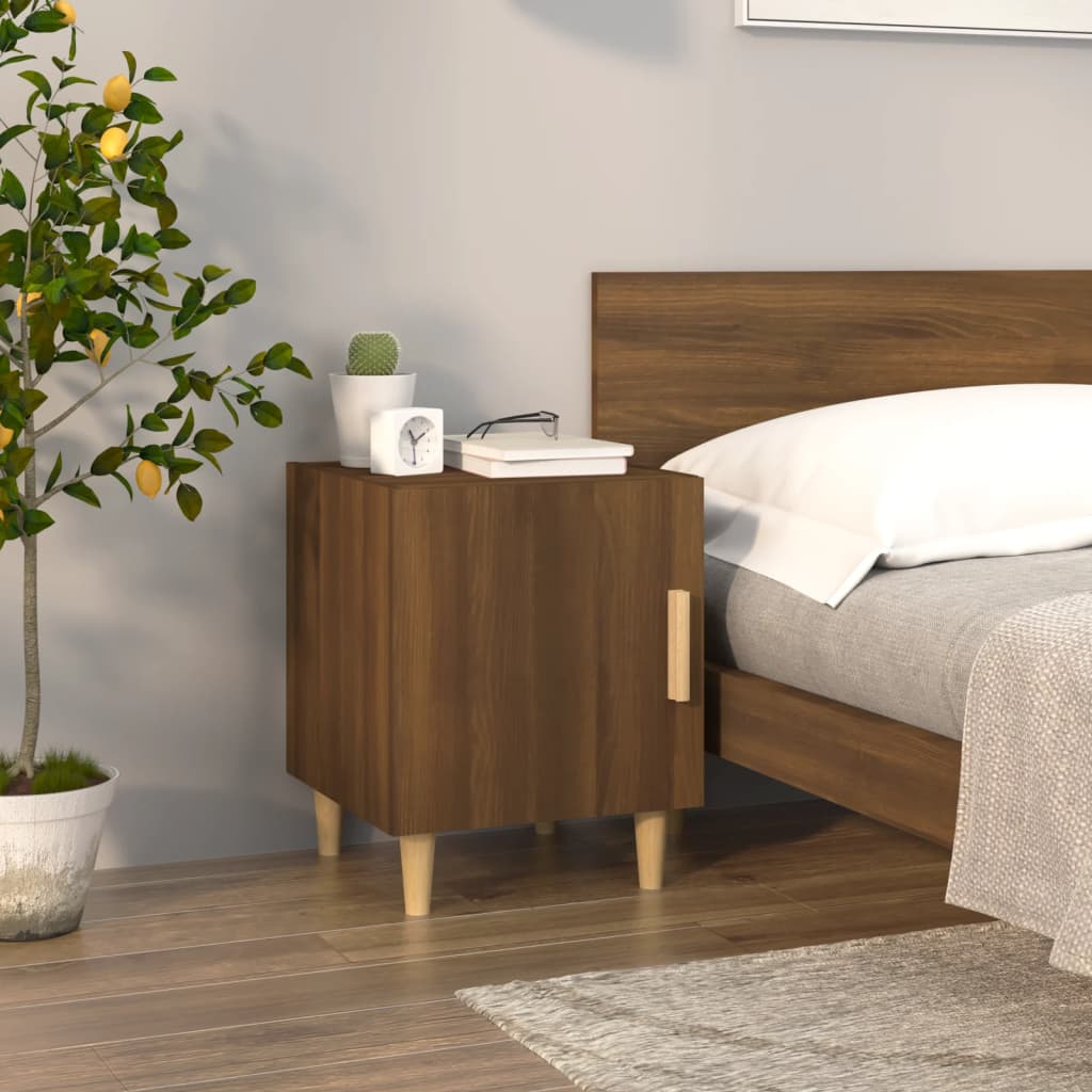 Tables de chevet 2 pcs Chêne marron Bois d'ingénierie - XIOS