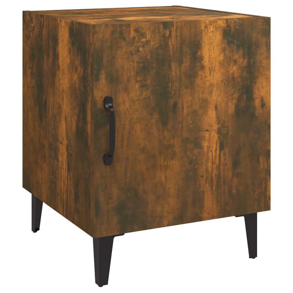 Tables de chevet 2 pcs Chêne fumé Bois d'ingénierie - XIOS