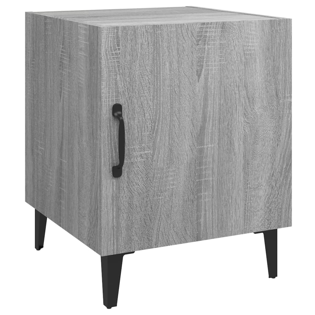 Tables de chevet 2 pcs Sonoma gris Bois d'ingénierie - XIOS