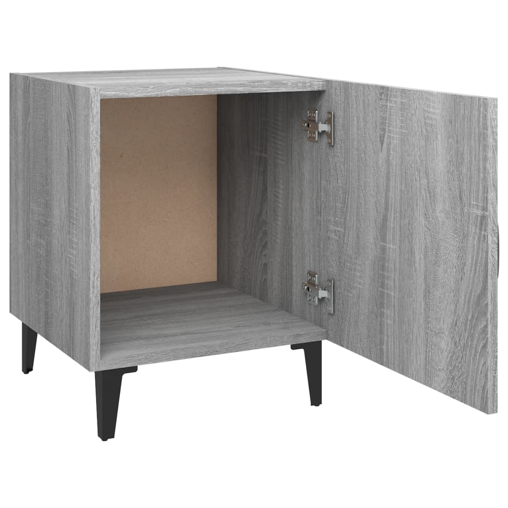 Tables de chevet 2 pcs Sonoma gris Bois d'ingénierie - XIOS