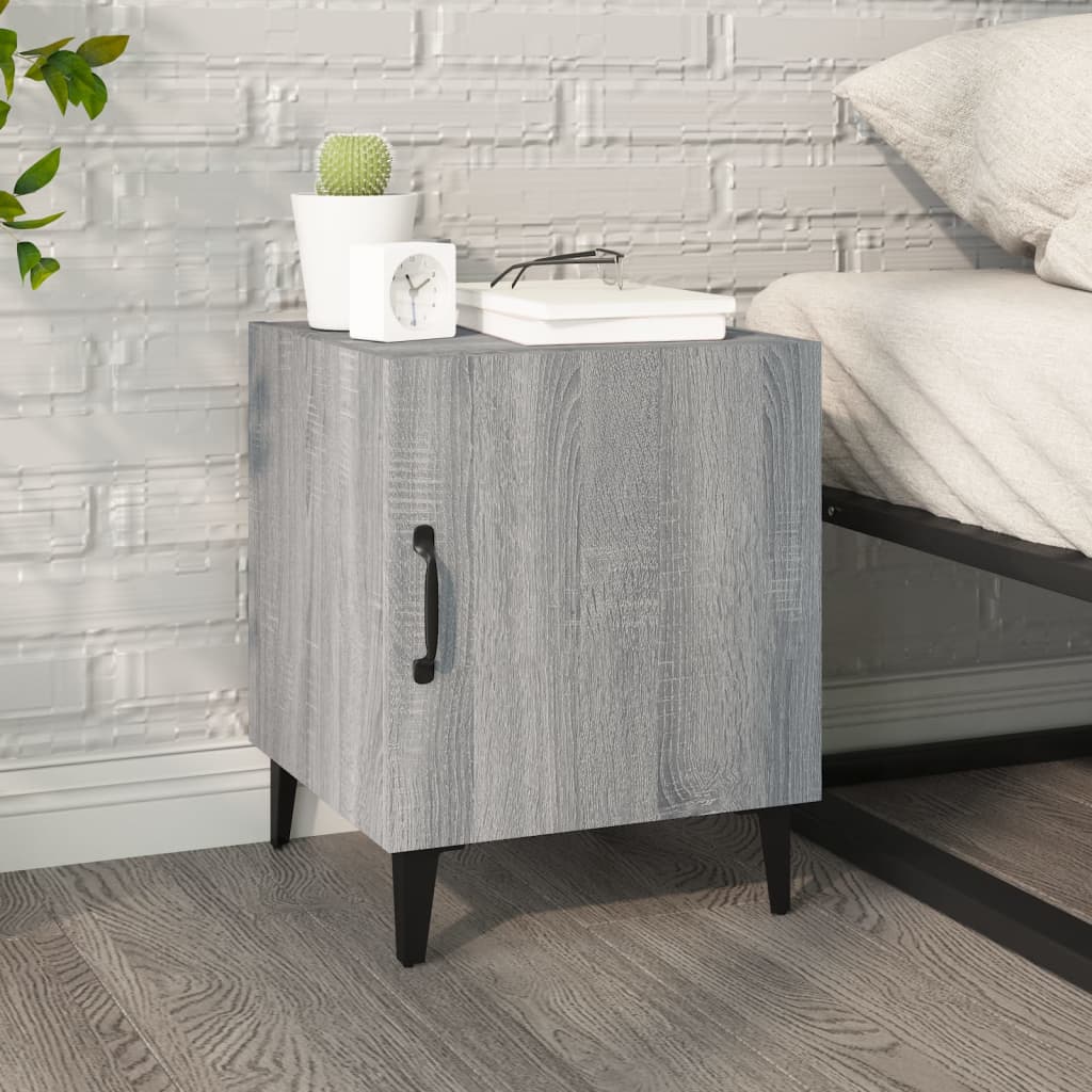 Tables de chevet 2 pcs Sonoma gris Bois d'ingénierie - XIOS