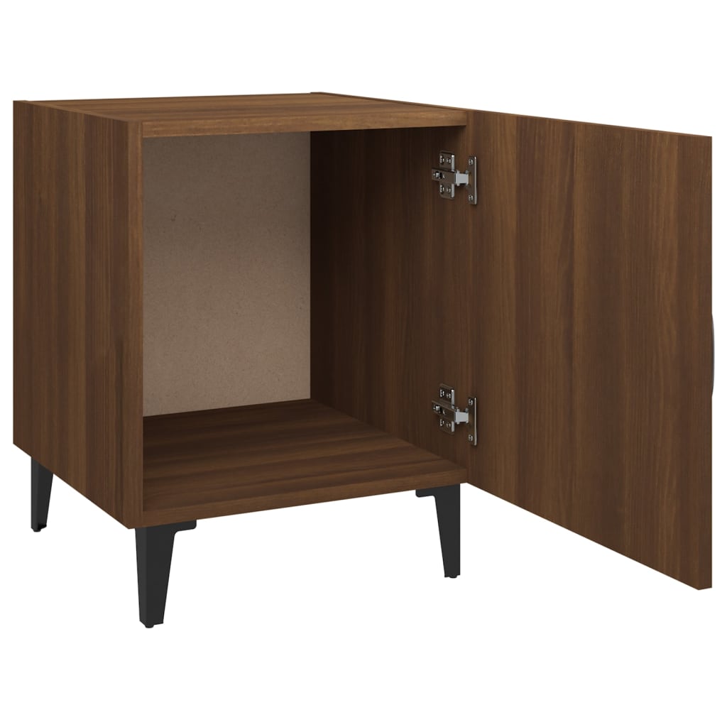 Tables de chevet 2 pcs Chêne marron Bois d'ingénierie - XIOS