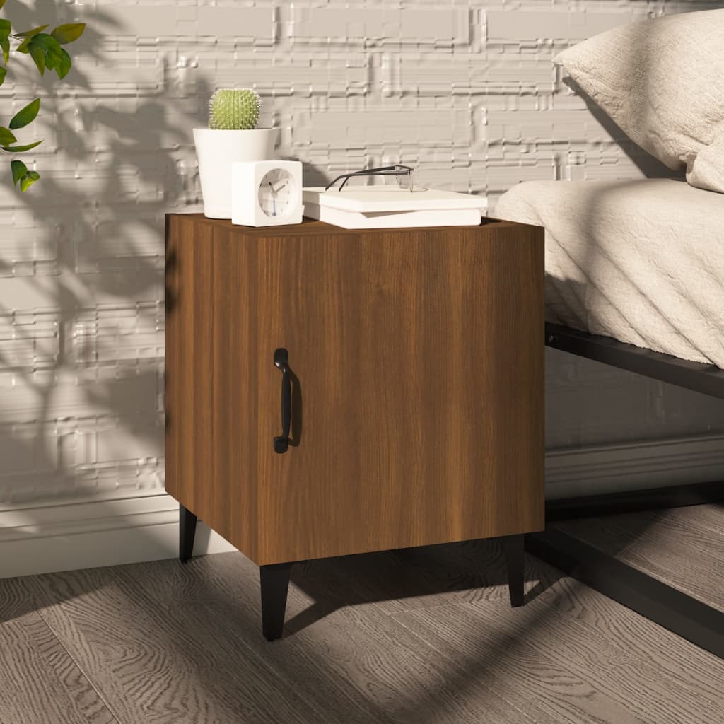 Tables de chevet 2 pcs Chêne marron Bois d'ingénierie - XIOS