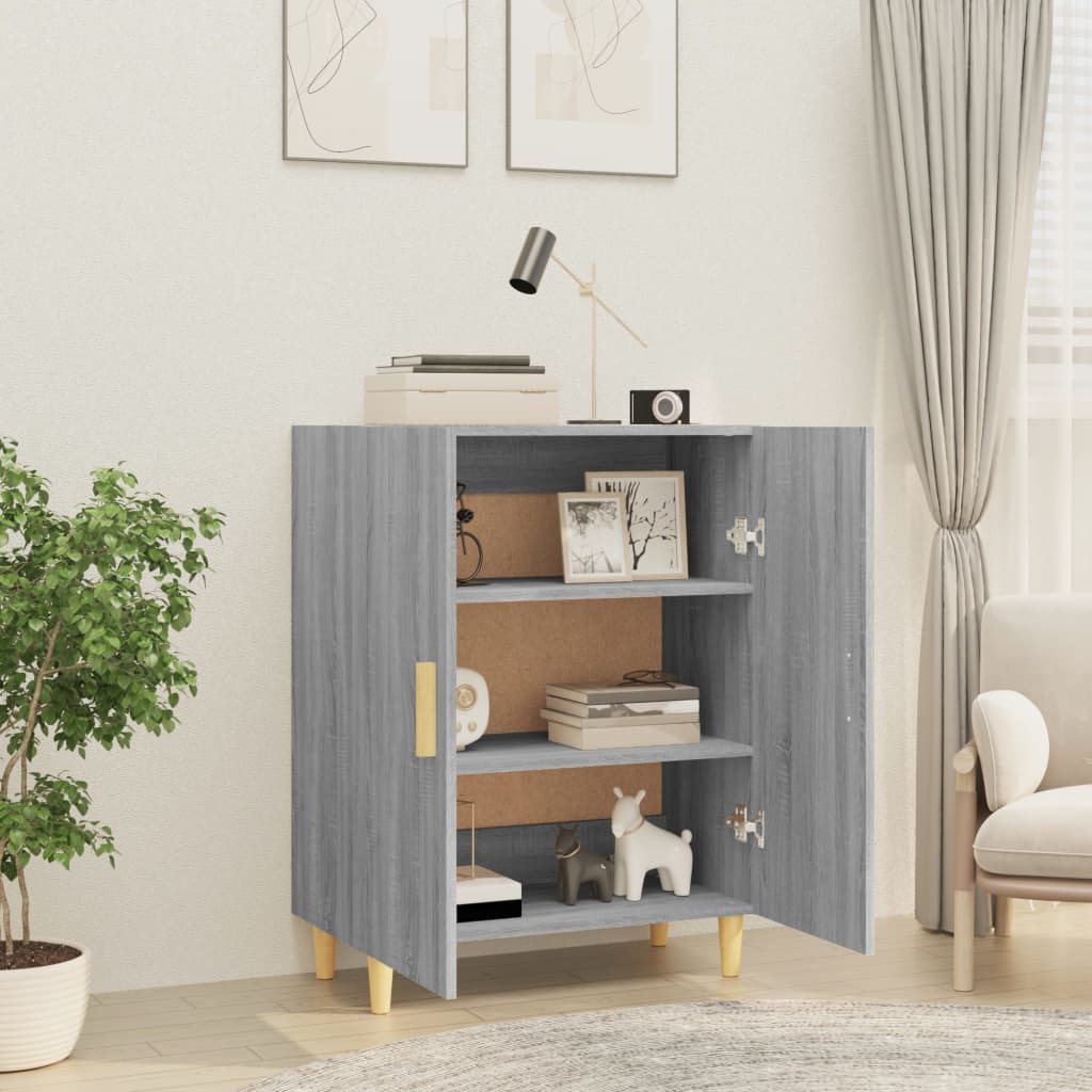 Buffet Sonoma gris 70x34x90 cm Bois d'ingénierie - XIOS